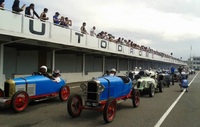 Plateau tricyclecars pour les 90 ans de l'anneau de Montlhéry 2014